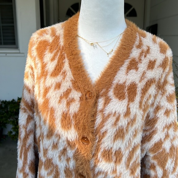 Moussy Jacquard Knit Cardigan - Picture 3 of 9